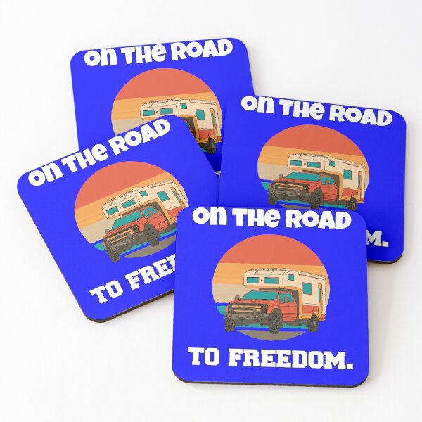 Item preview, Camping RVing Camper On The Road To Freedom designed and sold by fantasticdesign.