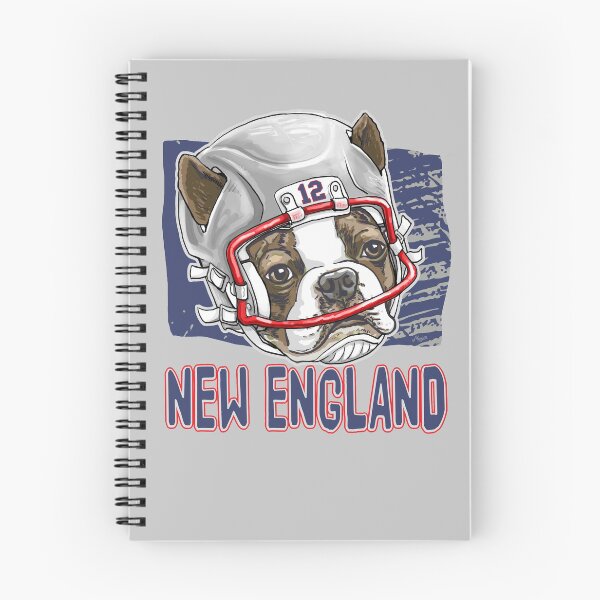 Item preview, New England Sports Footballer Dog designed and sold by MudgeStudios.