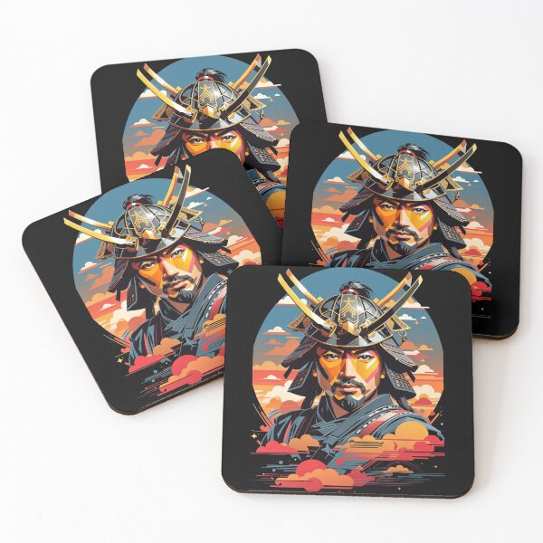 Aperçu de l'œuvre Samurai, warrior art créée et vendue par TrendyPalette.