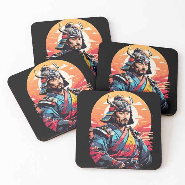 Aperçu de l'œuvre Samurai, warrior art créée et vendue par TrendyPalette.