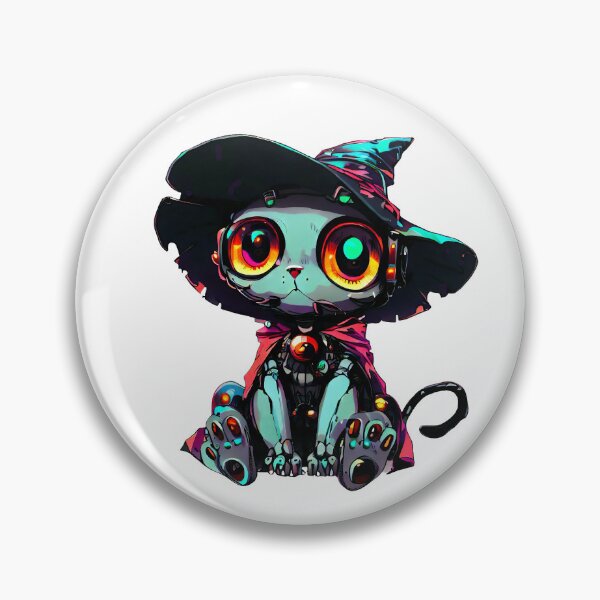 Item preview, Robo-Cat Witch! designed and sold by kukamatsu.