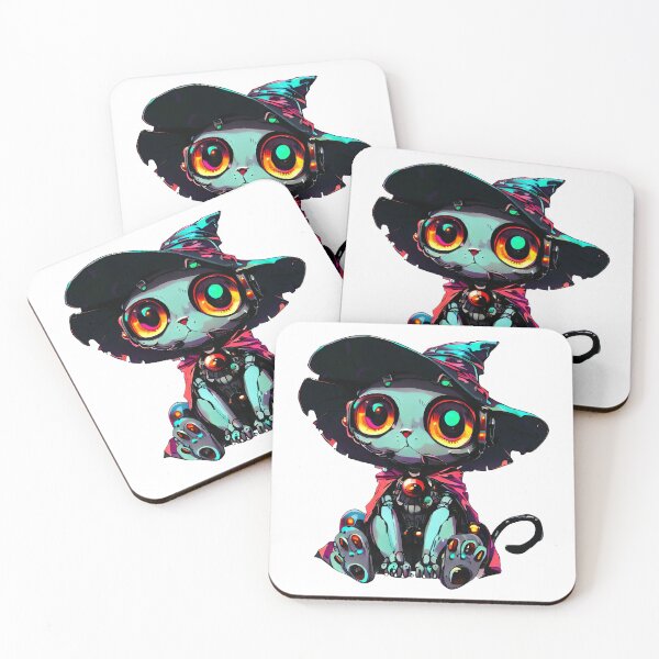 Item preview, Robo-Cat Witch! designed and sold by kukamatsu.