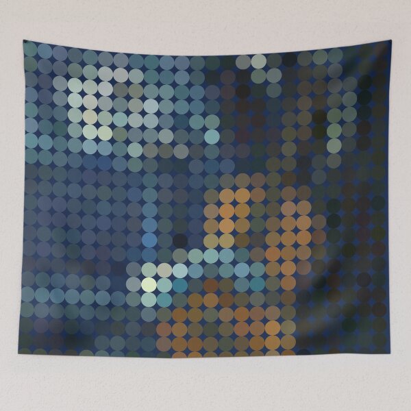 Item preview, Pixeldot Old Guitarist designed and sold by tchotchkekitsch.