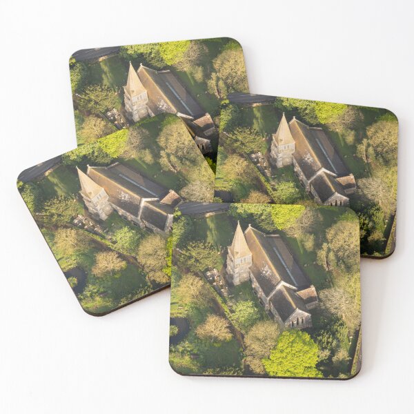 Item preview, Aerial View of a church in Kent, UK designed and sold by SMartin.