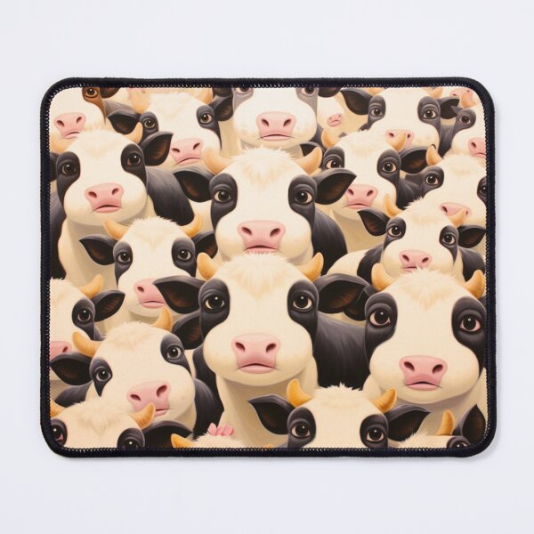 Vista previa del artículo con la obra «Vacas Kawaii», diseñado y vendido por ImaginVibes.
