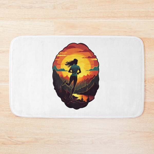 Item preview, Running lover summer mountains sunset designed and sold by SmileshareShop.