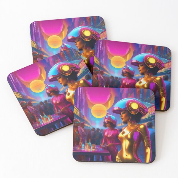 Item preview, Alien Worlds – Surreal Sci-Fi Cyberpunk Women 81 - Psytrance designed and sold by Benito Del Ray.