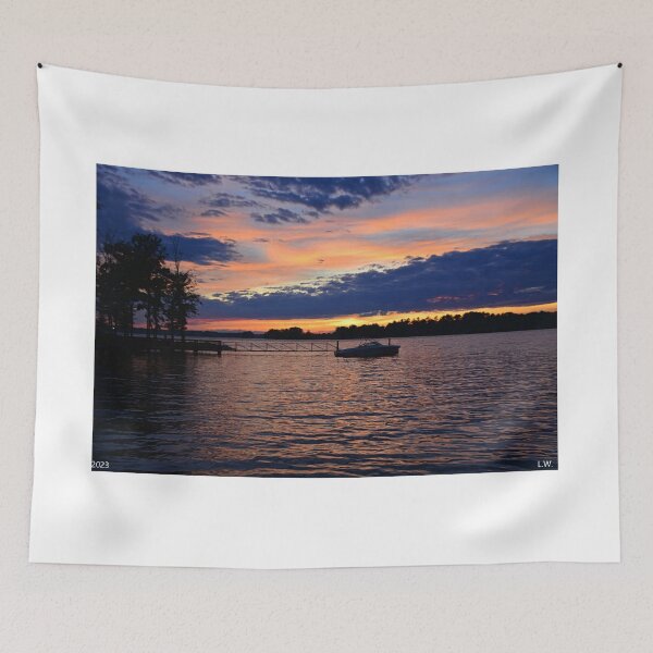 Item preview, Layered Sunset Lake Murray South Carolina  designed and sold by LisaWootenPhoto.