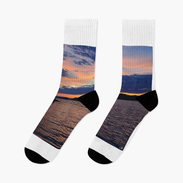 Item preview, Layered Sunset Lake Murray South Carolina  designed and sold by LisaWootenPhoto.