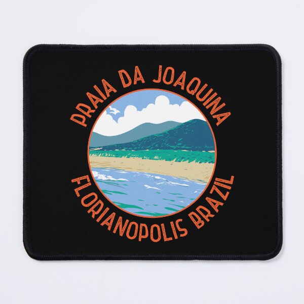 Item preview, Joaquina Beach Brazil Retro Distressed Circle designed and sold by KrisSidDesigns.