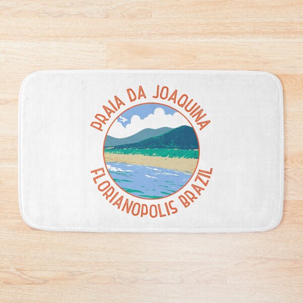 Item preview, Joaquina Beach Brazil Retro Distressed Circle designed and sold by KrisSidDesigns.