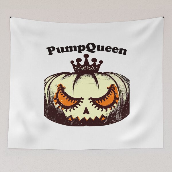 Item preview, PumpQueen Halloween Pun Joke Vintage Grunge  designed and sold by SamJanner.
