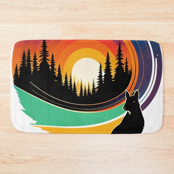 Item preview, Forest at sunset Vintage art  designed and sold by Goodyzaa.