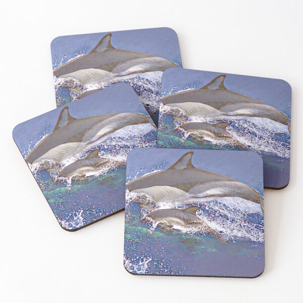 Item preview, Dolphin mama and baby in the Azores designed and sold by Susan Gallup.