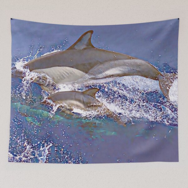 Item preview, Dolphin mama and baby in the Azores designed and sold by Susan Gallup.