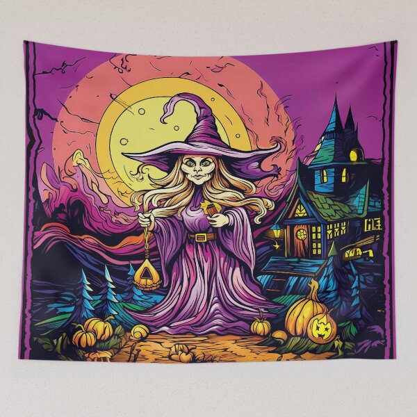Item preview, The Witch of the Hallowed Inn designed and sold by Rickie Pauley.