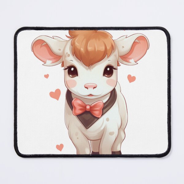 Vista previa del artículo con la obra «Vacas Kawaii», diseñado y vendido por ImaginVibes.