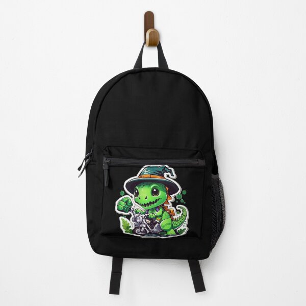 Item preview, Cute Skeleton Riding green Dinosaur designed and sold by TrendyPalette.