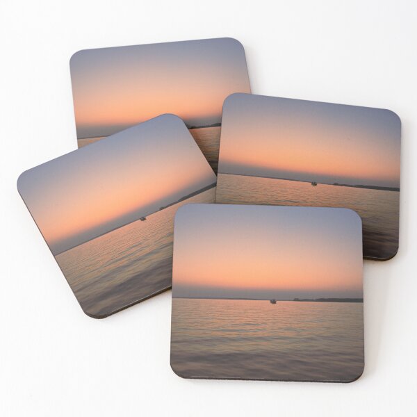 Item preview, Glowing Pink Sunset Lake Murray South Carolina  designed and sold by LisaWootenPhoto.