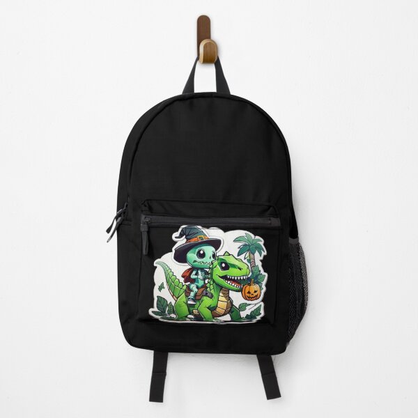 Item preview, Cute Skeleton Riding green Dinosaur designed and sold by TrendyPalette.