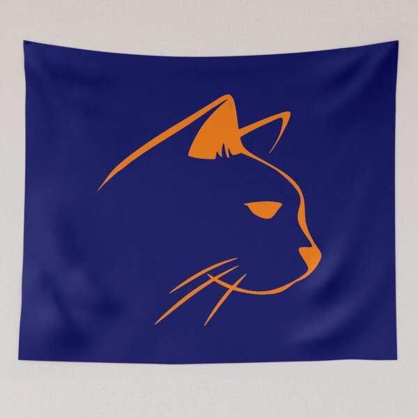 Item preview, Outline of Cat's Head designed and sold by Jeallan Designs.