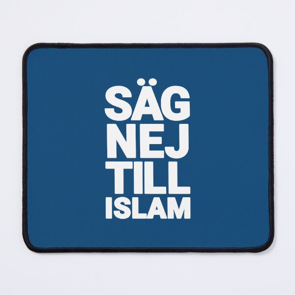 Item preview, Säg nej till Islam (vertikial, vit) designed and sold by PartietRiket.
