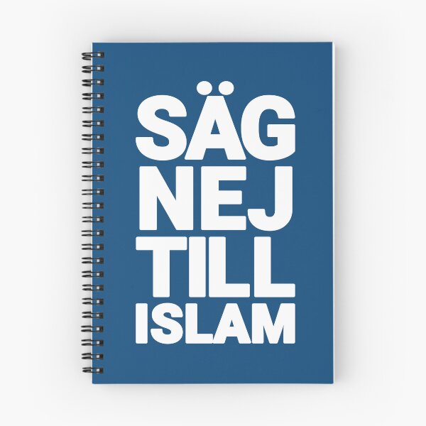 Item preview, Säg nej till Islam (vertikial, vit) designed and sold by PartietRiket.