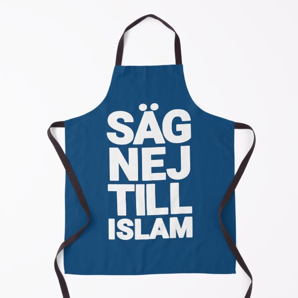 Item preview, Säg nej till Islam (vertikial, vit) designed and sold by PartietRiket.