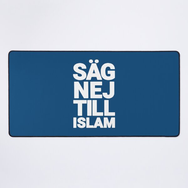 Item preview, Säg nej till Islam (vertikial, vit) designed and sold by PartietRiket.