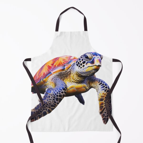 Item preview,  Vibrant color sea turtle digital print in a variety of mediums designed and sold by dcrc.
