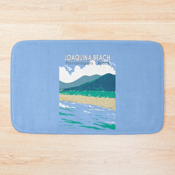 Item preview, Joaquina Beach Brazil Travel Art Vintage designed and sold by KrisSidDesigns.