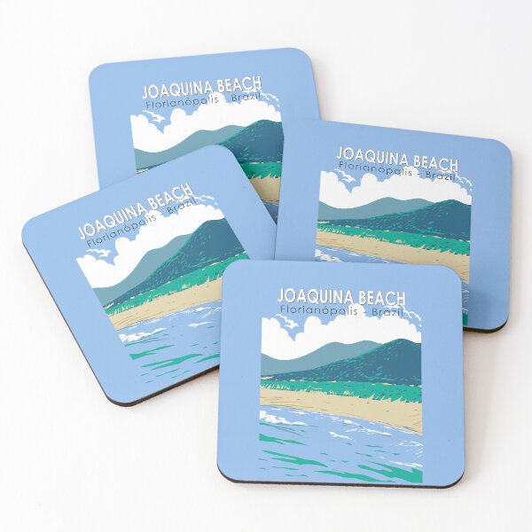 Item preview, Joaquina Beach Brazil Travel Art Vintage designed and sold by KrisSidDesigns.