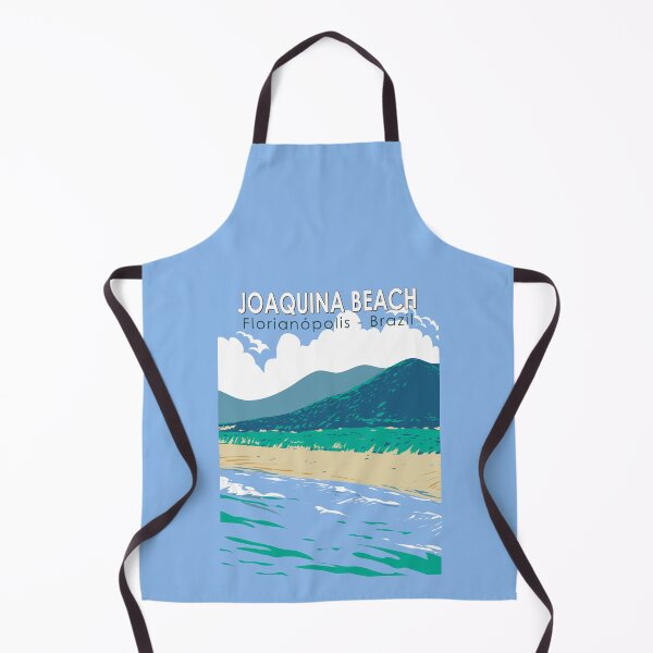 Item preview, Joaquina Beach Brazil Travel Art Vintage designed and sold by KrisSidDesigns.