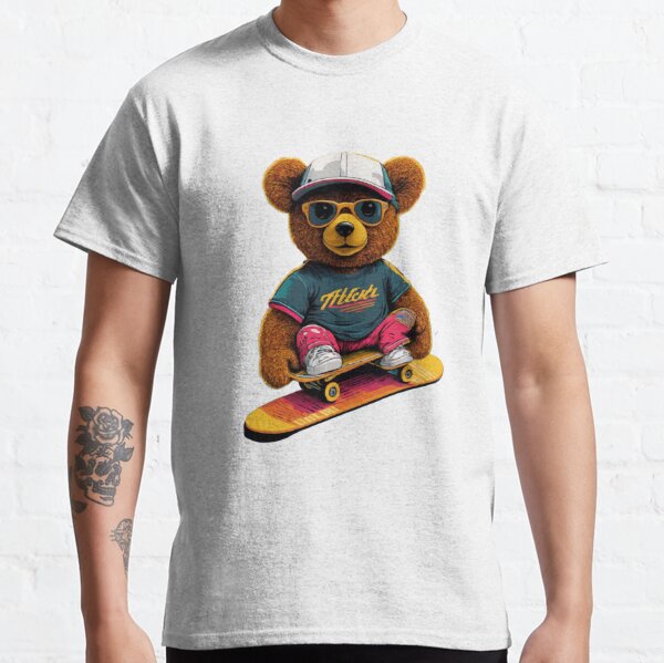 Skateboard Bear T-Shirts for Sale