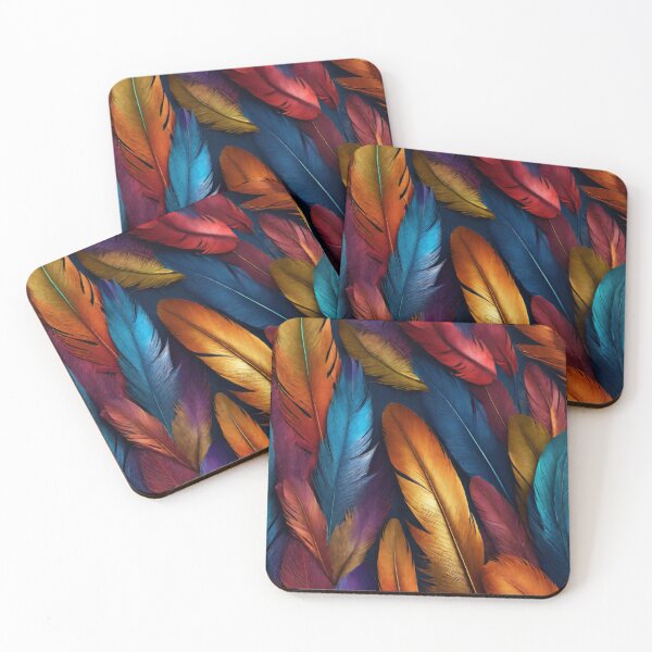Item preview, feather pattern multi color designed and sold by Md Rashid  Hasan.