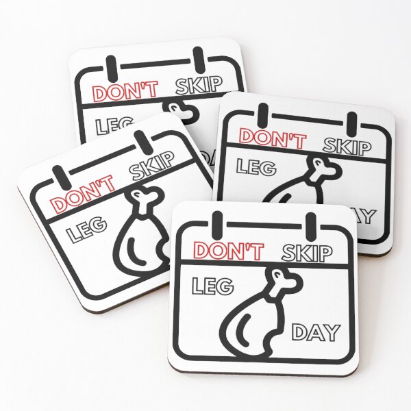 Item preview, Don't Skip Leg Day. Gym & Fitness Motivational Phrases designed and sold by OB Print.