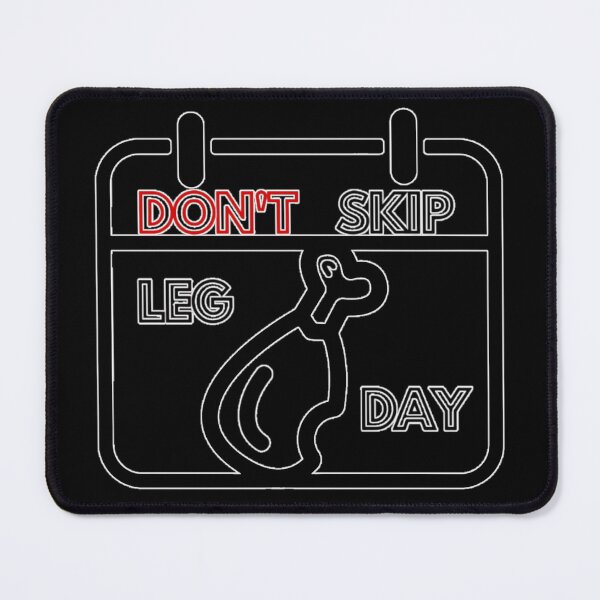 Item preview, Don't Skip Leg Day. Gym & Fitness Motivational Phrases designed and sold by OB Print.