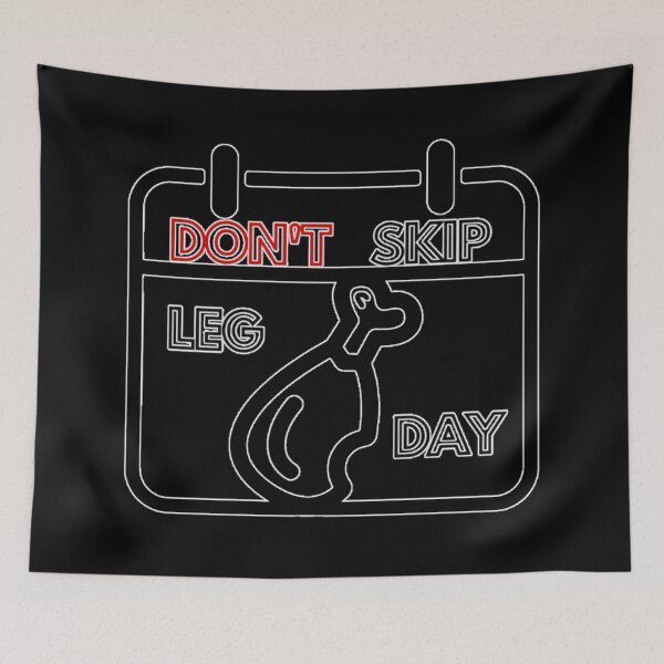 Item preview, Don't Skip Leg Day. Gym & Fitness Motivational Phrases designed and sold by OB Print.