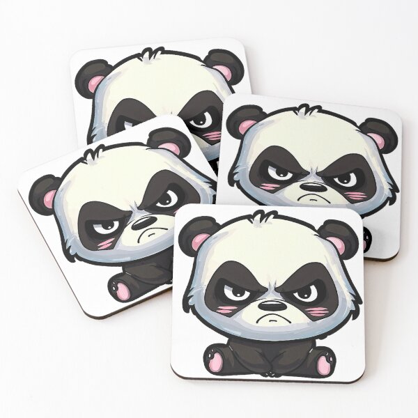 Item preview, Furious Furball: Unleashing Angry Panda Sticker Mayhem! designed and sold by Drew-Cam.
