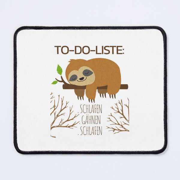 Item preview, A Sloth's To Do List - Sleep, Yawn and Go To Sleep - Comic Art Pop designed and sold by pixdesigns.