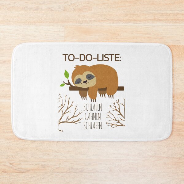Item preview, A Sloth's To Do List - Sleep, Yawn and Go To Sleep - Comic Art Pop designed and sold by pixdesigns.