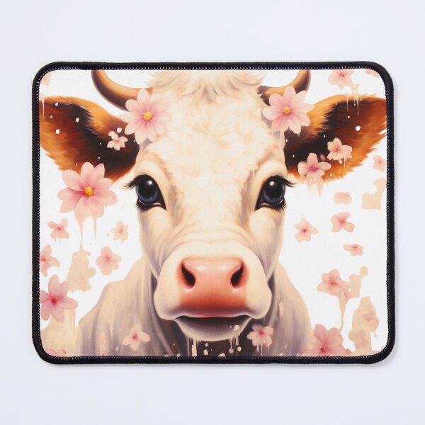 Vista previa del artículo con la obra «Vacas Kawaii», diseñado y vendido por ImaginVibes.