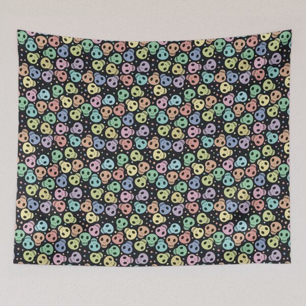 Item preview, Candy Skull Pattern 1 designed and sold by MistyMortal.