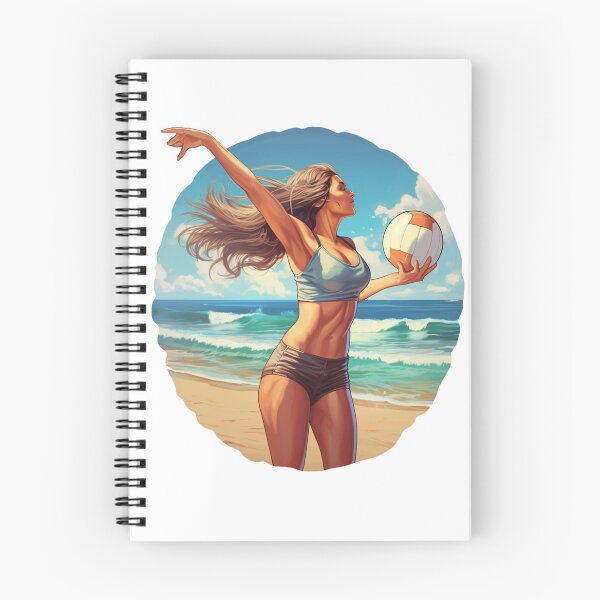 Item preview, Beautiful beach volleyball player designed and sold by SmileshareShop.