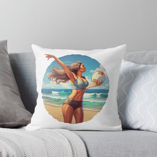 Item preview, Beautiful beach volleyball player designed and sold by SmileshareShop.