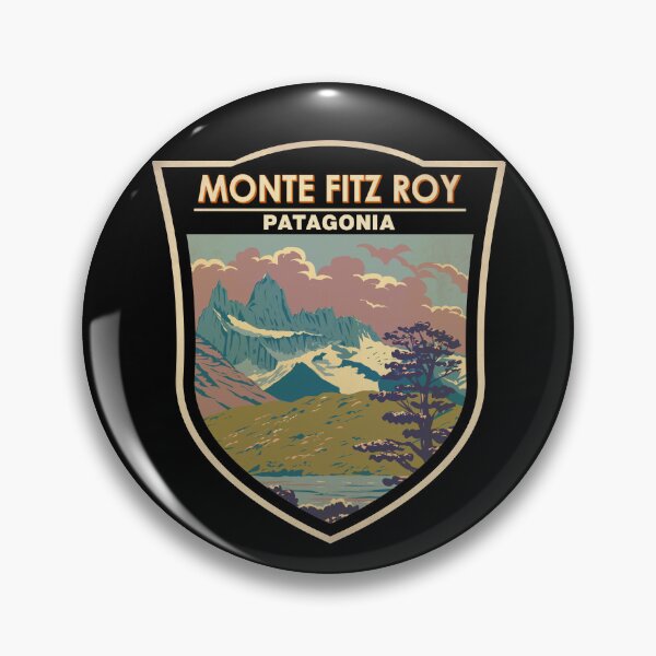 Item preview, Monte Fitz Roy Patagonia Badge designed and sold by KrisSidDesigns.