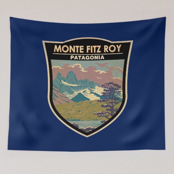 Item preview, Monte Fitz Roy Patagonia Badge designed and sold by KrisSidDesigns.