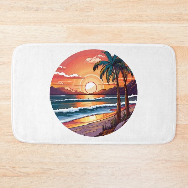 Item preview, Beautiful beach summer sunset designed and sold by SmileshareShop.