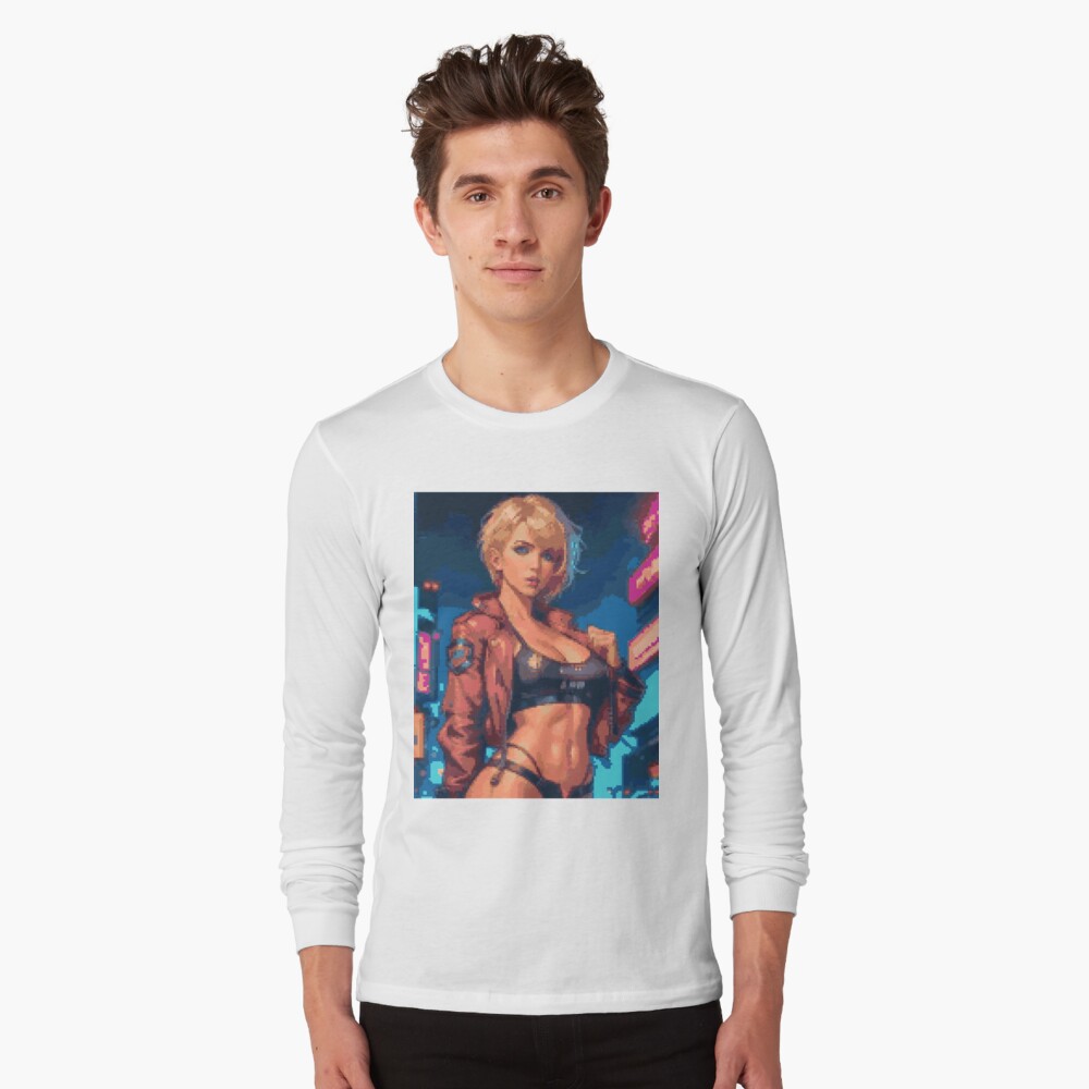 Item preview, Long Sleeve T-Shirt designed and sold by 8bitglam.