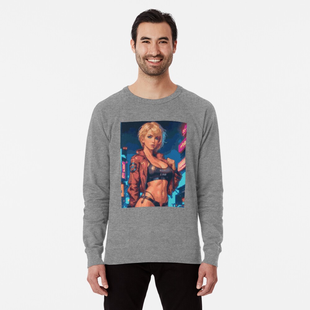 Item preview, Lightweight Sweatshirt designed and sold by 8bitglam.